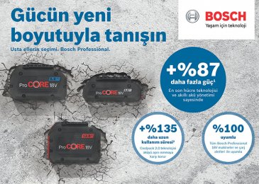 Bosch’un Yeni Gücü ProCORE Aküler